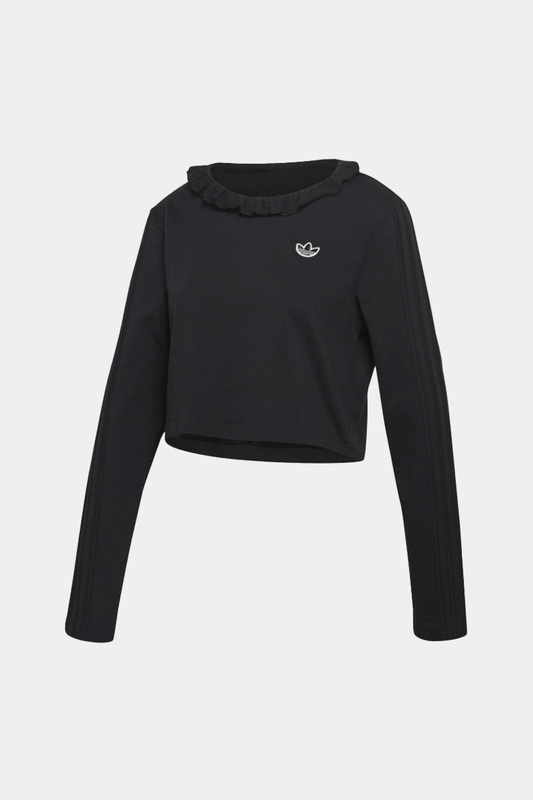 Adidas - Ruffle Crew Sweater Crop Top