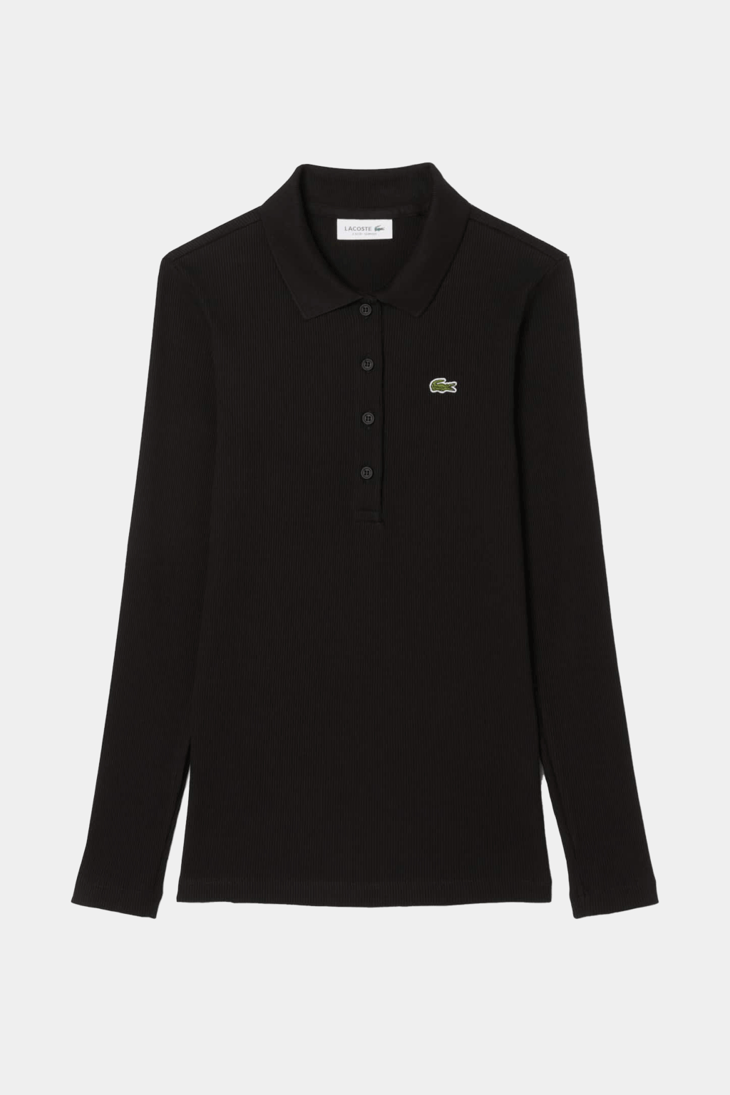 Lacoste - Slim Fit L.12.D Ribbed Cotton Polo Shirt Long Sleeve
