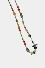Dikochi - Multi-Colored Beaded Natural Stone Necklace