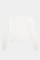 Ralph Lauren - Girls White Flake Long Sleeve T-Shirt