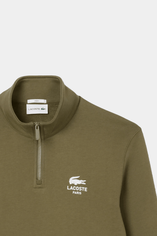 Lacoste - High Neck Zip-Up Sweatshirt