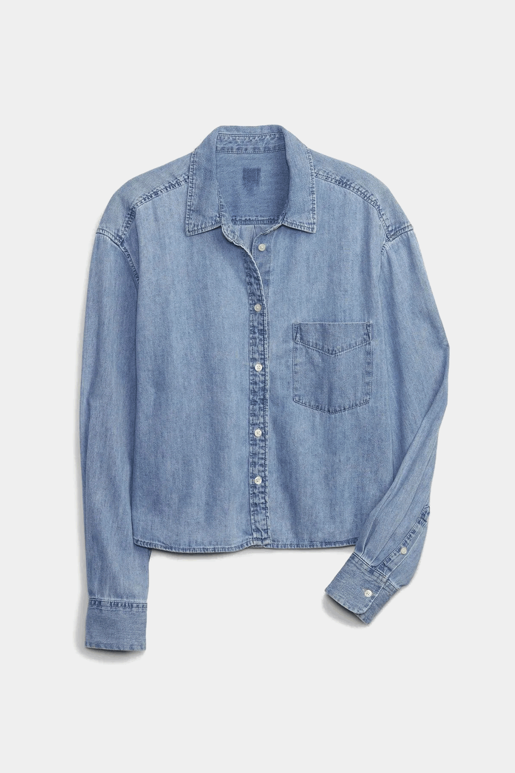 Gap - Denim Crop Shirt