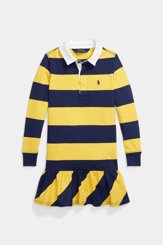 Polo Ralph Lauren - Striped Cotton Jersey Rugby Dress