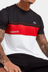 Lacoste - Sport Crew Neck Breathable Colourblock T-Shirt