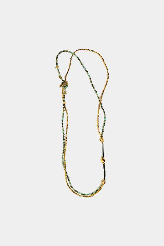 Dikochi - Natural Stone Beaded Necklace