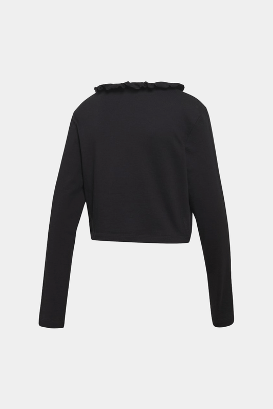 Adidas - Ruffle Crew Sweater Crop Top