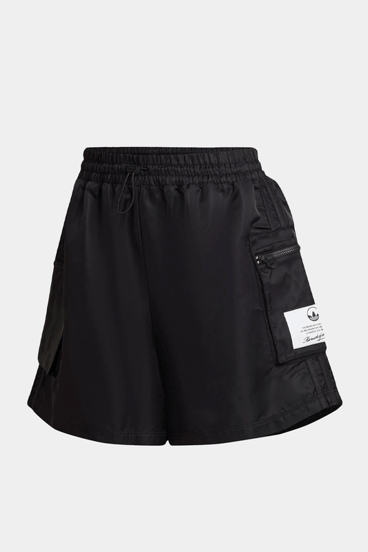 Adidas - High-Waist Nylon Shorts - Women