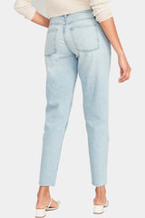 Old Navy - High-Waisted Button-Fly Slouchy Taper Cut-Off Non-Stretch Ankle Jeans for Women