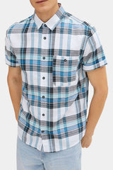 Tom Tailor - Men's Checked Short-sleeved Shirt