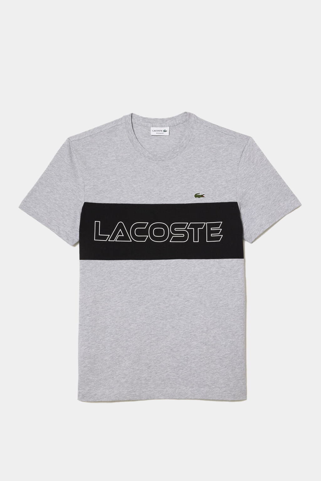 Lacoste -  Regular Fit Printed Color block T-Shirt