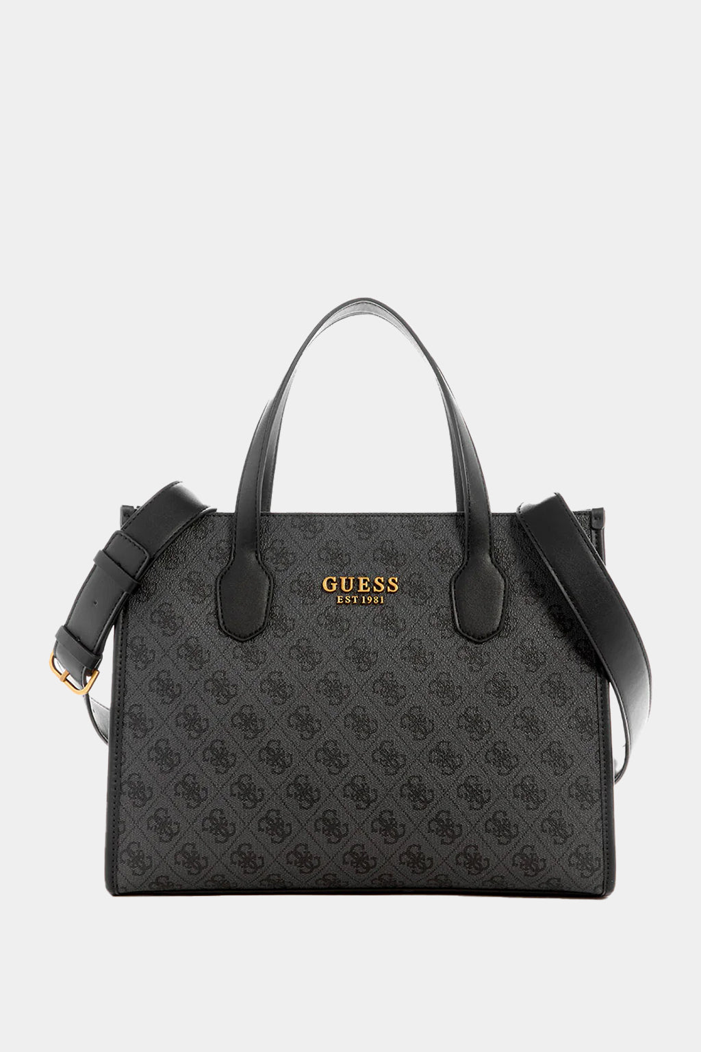 Guess - Coal Logo Silvana Small Tote Bag