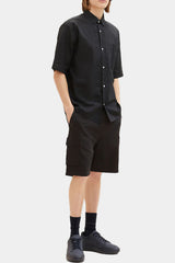 Tom Tailor - Men's Shirt With Short Sleeves Black