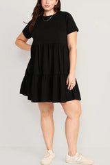 Old Navy - Tiered Mini Swing T-Shirt Dress