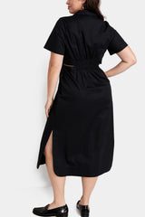 Old Navy - Cutout Midi Shirt Dress for Women