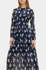 Tom Tailor - Patterned Mesh Midi Dress