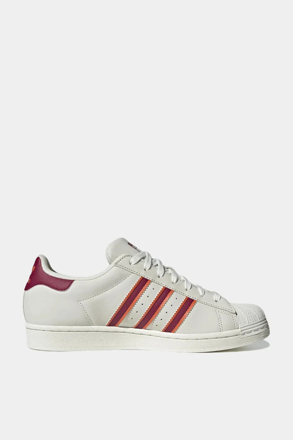 Adidas - Superstar White Legacy Burgundy Mens