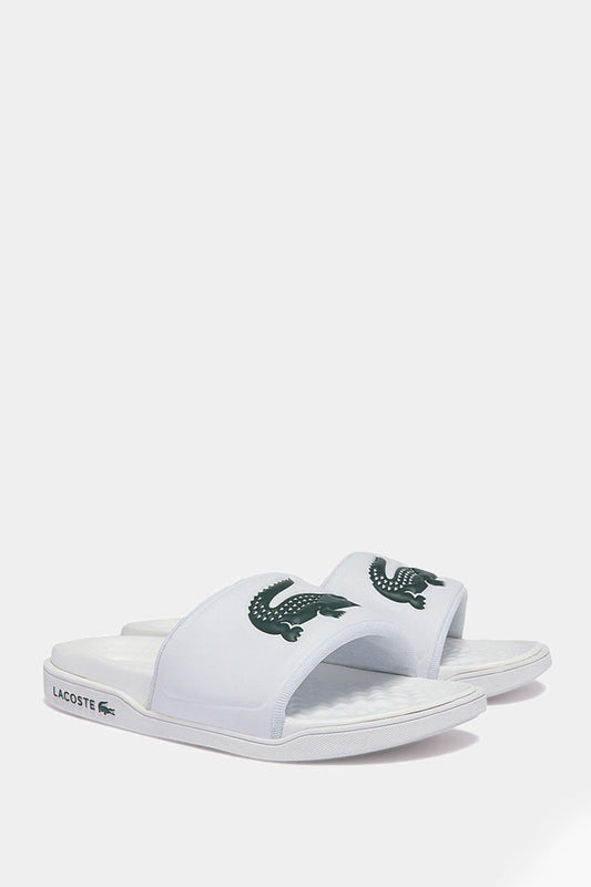 Lacoste - Croc Dualiste Synthetic Logo Strap Slides