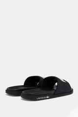 Lacoste - Croco Dualiste Synthetic Logo Strap Slides