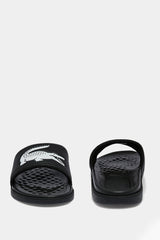 Lacoste - Croco Dualiste Synthetic Logo Strap Slides