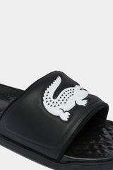 Lacoste - Croco Dualiste Synthetic Logo Strap Slides