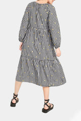 Old Navy - Printed Button-Front All-Day Midi Swing Dress