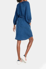 Old Navy - Waist-Defined Poet Mini Shirt Dress