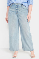 Old Navy - Extra High-Waisted Baggy Wide-Leg Non-Stretch Jeans for Women