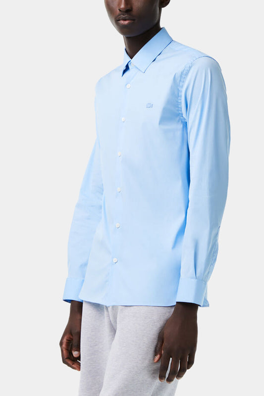 Lacoste - Men's Lacoste Slim Fit French Collar Cotton Poplin Shirt