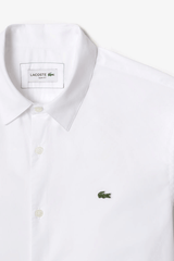 Lacoste - Slim Fit Stretch Cotton Poplin Shirt