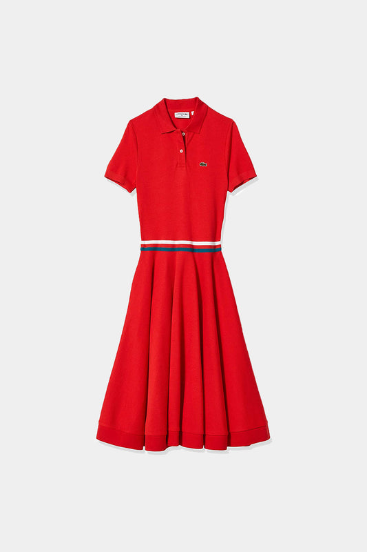 Lacoste - Women's Fitted Cotton Polo Dress