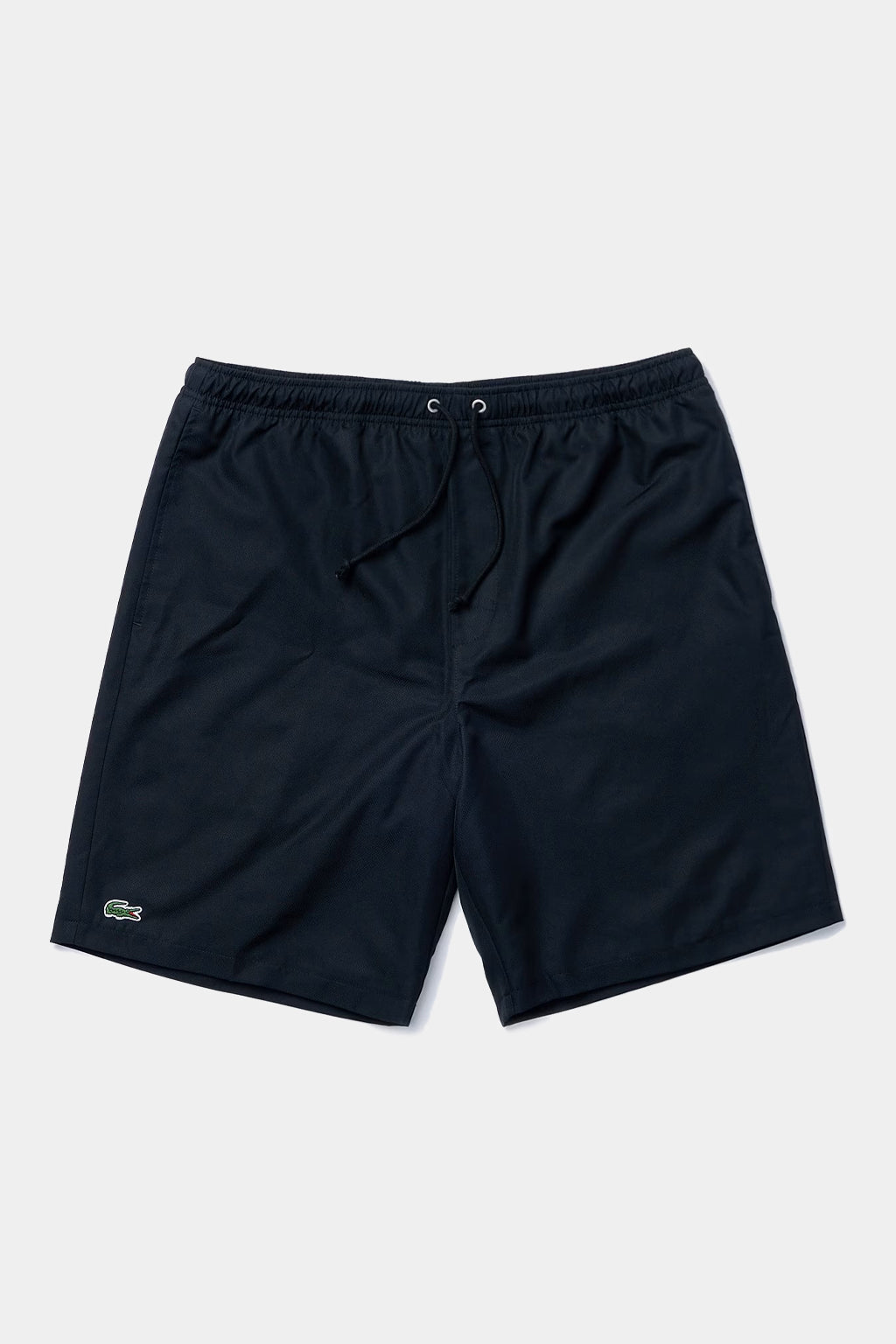 Lacoste Sport Tennis Shorts In Solid Diamond Weave Taffeta