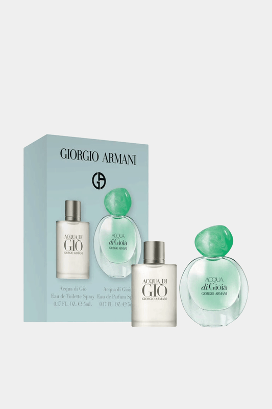 Giorgio Armani - Acqua Di Gio + Acqua Di Gioia  (W+M) Mini Eau De Parfum Gift Set