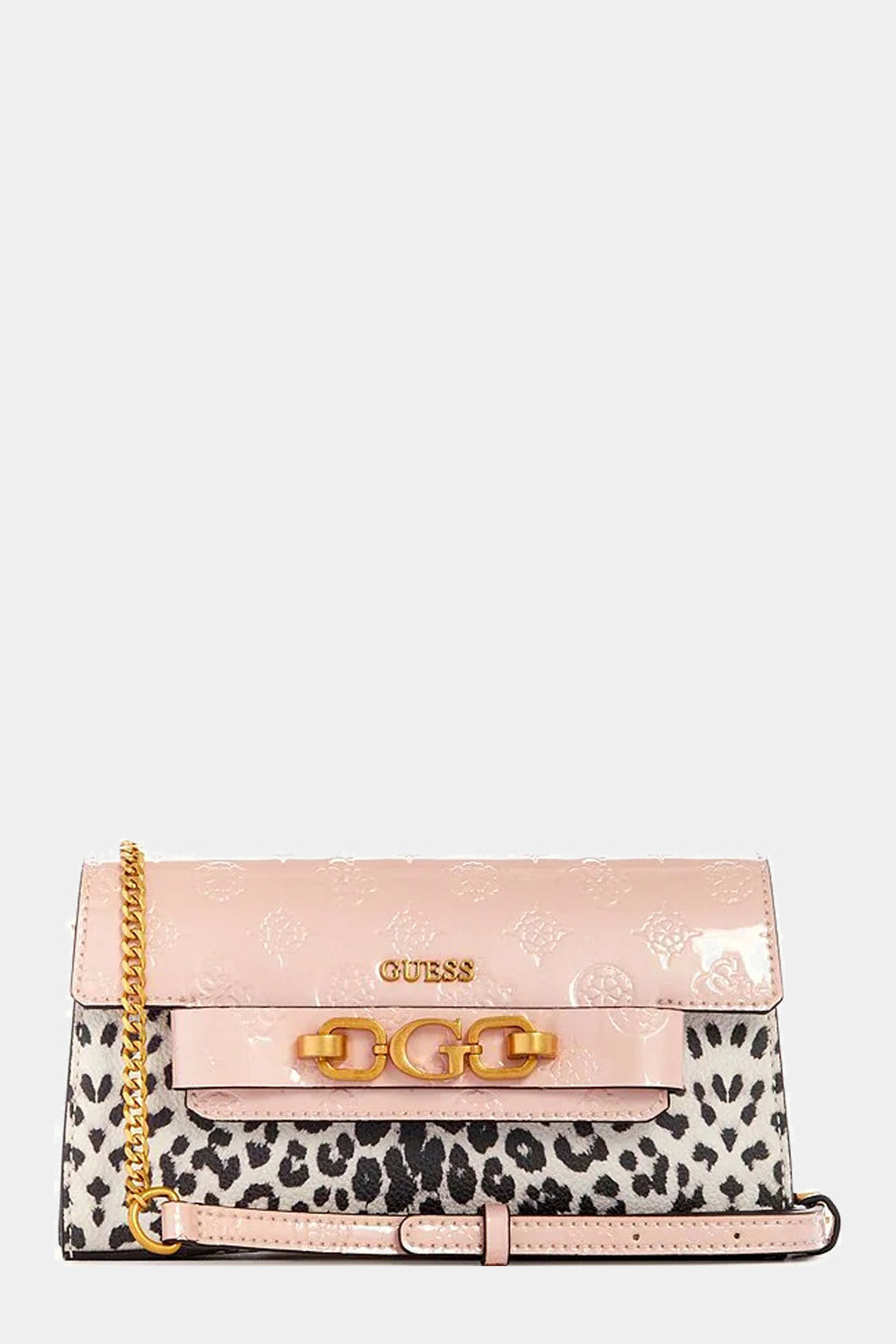 Guess Zira Leopard Mini Crossbody Bag