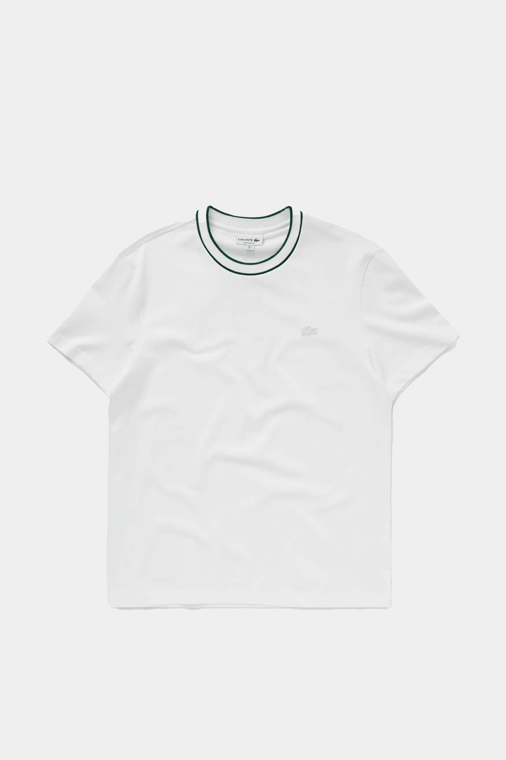Lacoste - Color Tipping Line Match Pique Stretch T-Shirt