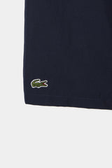 Lacoste Sport Tennis Shorts In Solid Diamond Weave Taffeta