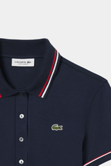 Lacoste - L.12.d Slim Fit Trim Detail Polo Shirt - Women