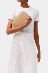 Lacoste - Women's Daily Lifestyle Seasonal Monogram Zip Crossbody Bag
