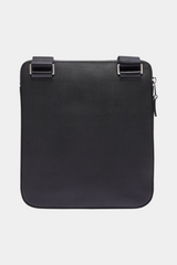 Lacoste - Men's Chantaco Matte Piqué Leather Flat Zip Bag