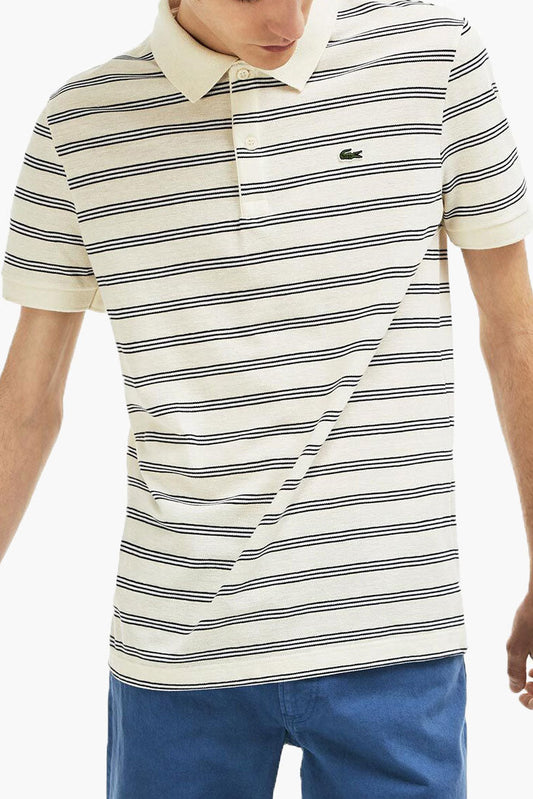 Lacoste - Men's Heritage Regular Fit Color Block Cotton Polo Shirt