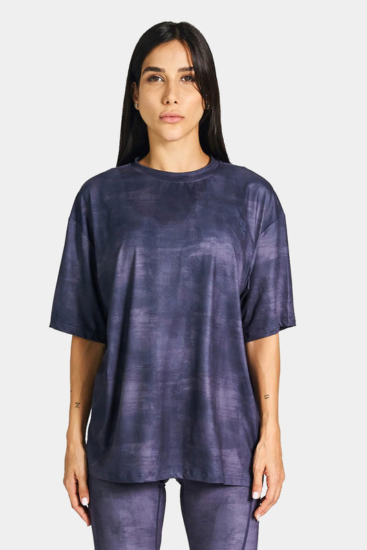 Rzist - Never Settle Women's Oversized Drop Shoulder Tee