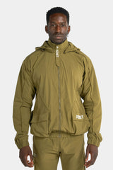 Rzist - Unisex Capulet Olive Hooded Bomber Jacket