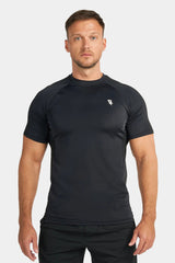 Rzist - Performance Jet Black Graphic T-shirt