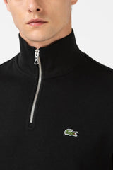 Lacoste - Cotton Sweatshirt With a Stand-up Zipper