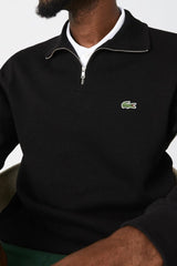 Lacoste - Cotton Sweatshirt With a Stand-up Zipper