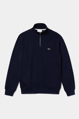 Lacoste - Cotton Sweatshirt With a Stand-up Zipper