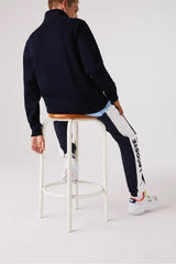 Lacoste - Cotton Sweatshirt With a Stand-up Zipper