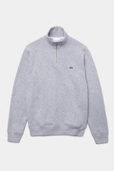 Lacoste - Cotton Sweatshirt With a Stand-up Zipper