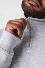 Lacoste - Cotton Sweatshirt With a Stand-up Zipper