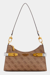 Guess Zadie Logo Shoulder Bag