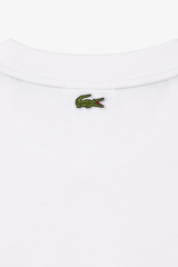 Lacoste - Unisex Loose Fit Large Crocodile Organic Cotton T-shirt